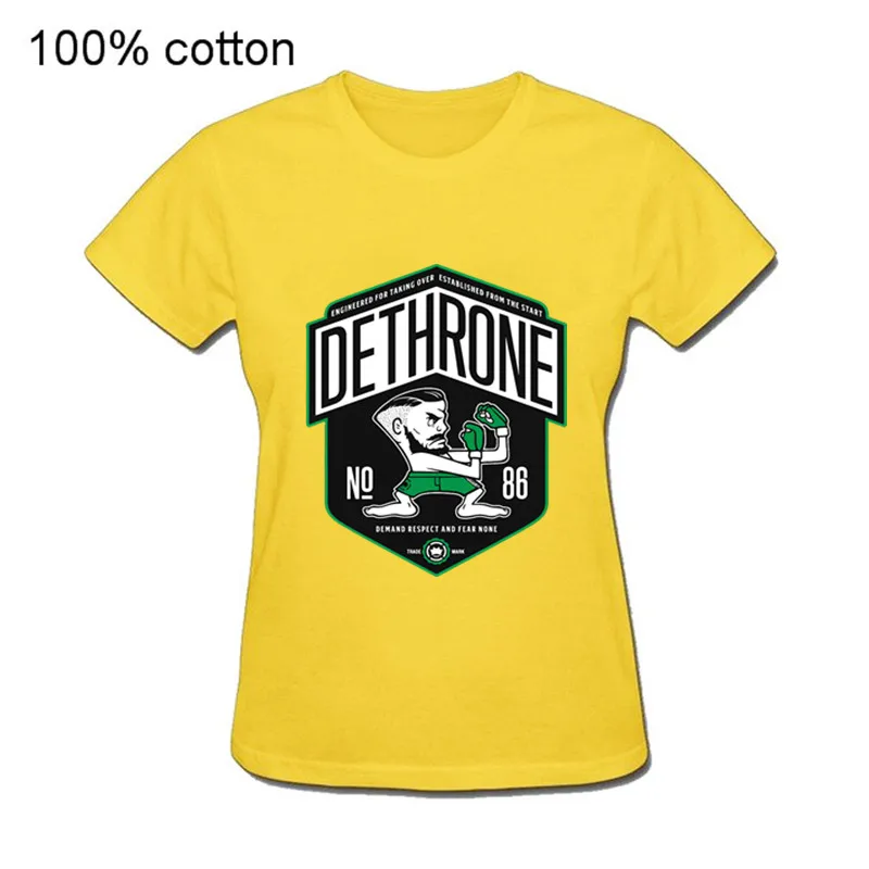 Конор Макгрегор Дублин выйти футболка женская мода короткий рукав для женщин