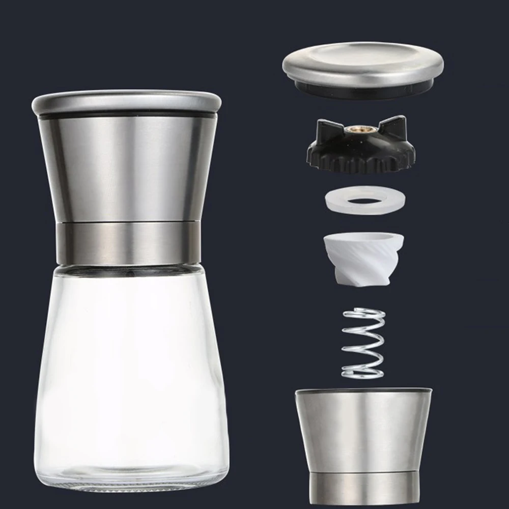 Из 2 предметов прочная ручная мельница для соли и перца комплект