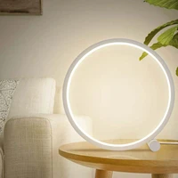 usb charging round table lamp portable household night light round table night light accessories small table lamp