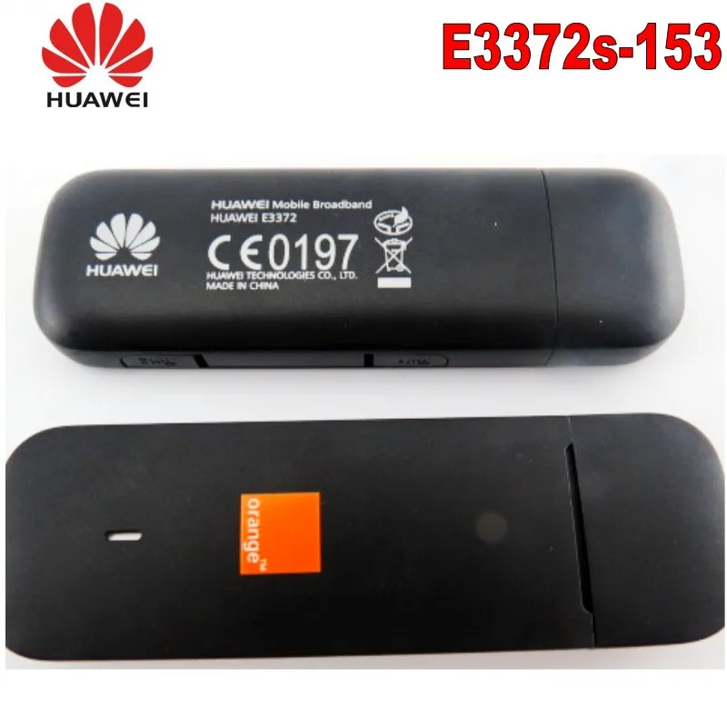 Разблокированный оригинальный HUAWEI E3372 4G LTE модем 150Mpbs с двойной антенной crc9 35DBI|e3372