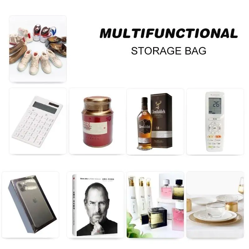 100 Heat Shrinkable Film Baby Shoe Bag Transparent Sealing Dustproof Anti-oxidation Hot Shrink Home Storage | Дом и сад