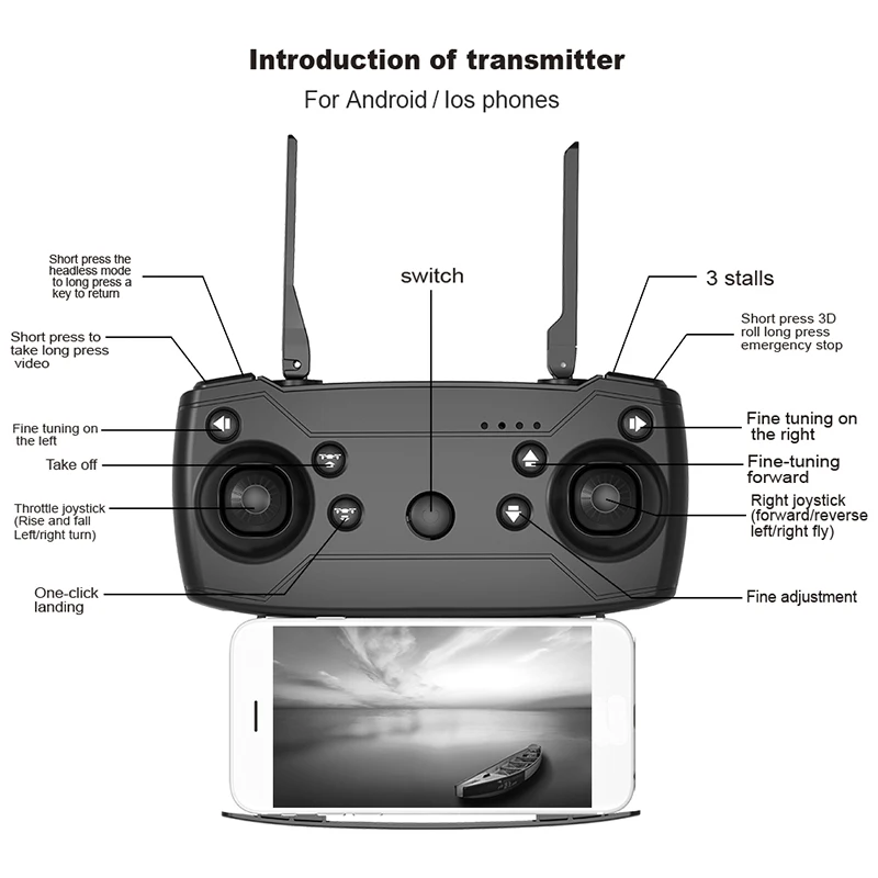 KEELEAD M69G FPV RC Дрон 4K 1080P WiFi HD Двойная камера s Дрон складной мини Дрон жесты фото Квадрокоптер с камерой VS F11 Pro