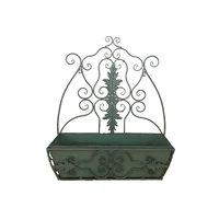 european style wrought iron wall hanging flower rack hanging wall hanging rack hanging flower pot frame outdoor window sill wall