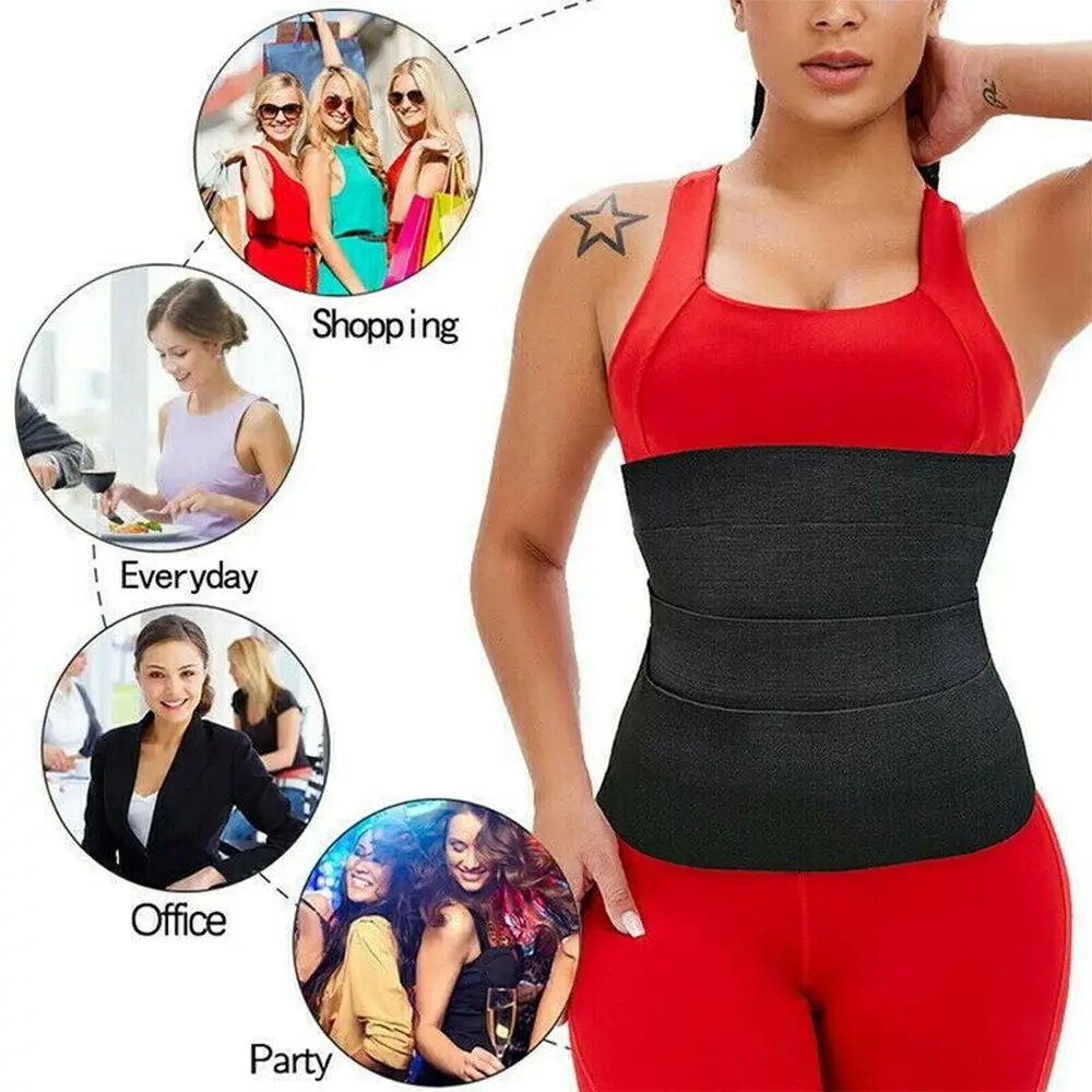 

Adjustable Corset Women's Top Waist Trainer Stretch Bands Snatch Me Up Bandage Wrap Shaperwear Belts Tummy Belt