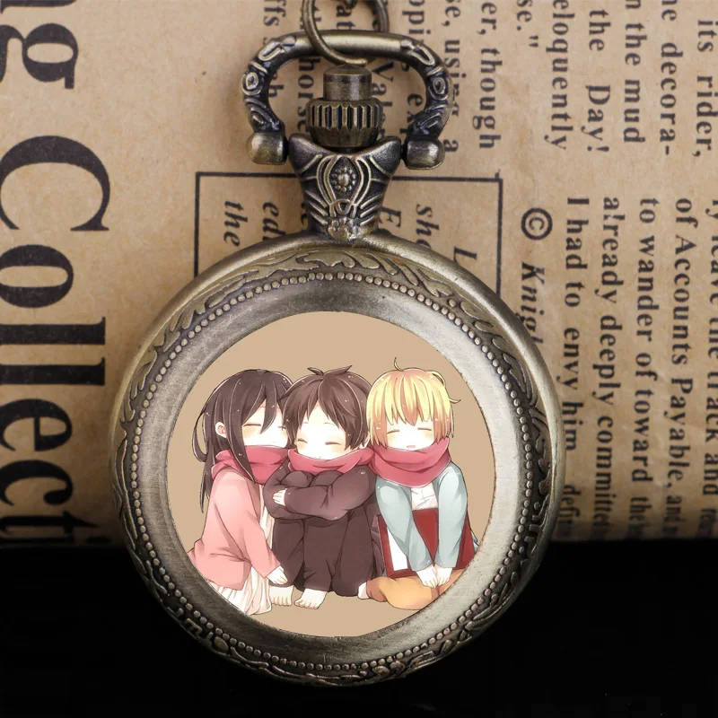 Винтажные кварцевые часы в стиле ретро с бронзовым кулоном карманные ожерельем