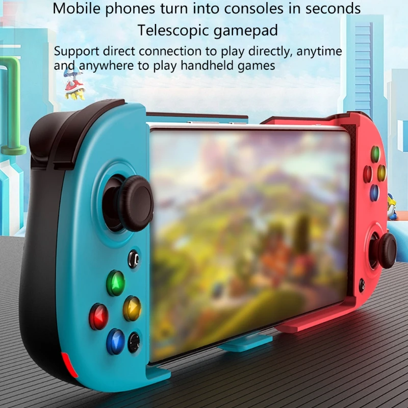 

Wireless Telescopic Bluetooth Controller Gamepad for Various System Stretchable Mobile Game Controller More Games Enabled