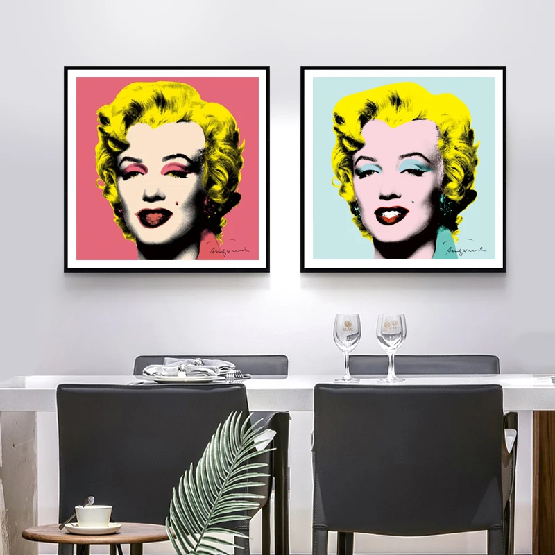 Плакат Andy Warhol картина Мэрилин Монро Сексуальная Женская Печать холст картина настенные картины для гостиной Куадрос домашний декор