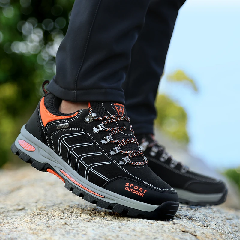 Humtto Большие размеры походная обувь мужская для пешего туризма Нескользящая