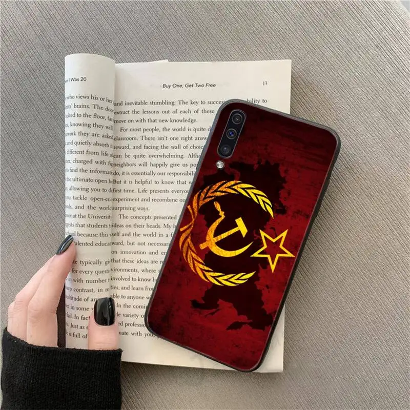 

Red Soviet Union USSR Flag Phone Case For Samsung galaxy S 9 10 20 A 10 21 30 31 40 50 51 71 s note 20 j 4 2018 plus