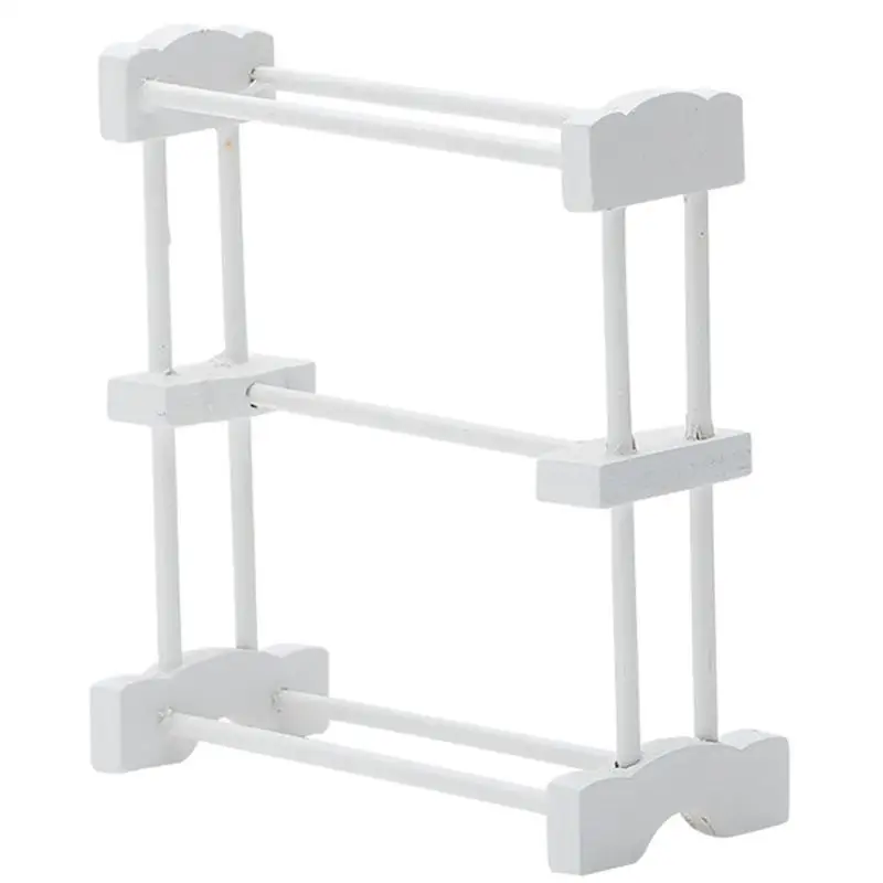 1 шт. мини держатель для полотенец миниатюрный декор дома крошечная мебель