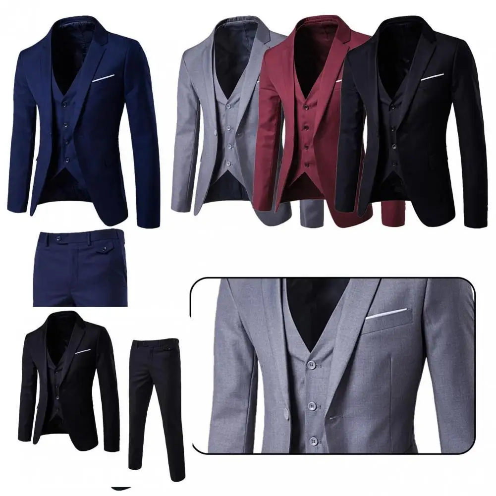 

Korean Style Outfit Pure Color Jacket Zipper Closure Pants for Dating