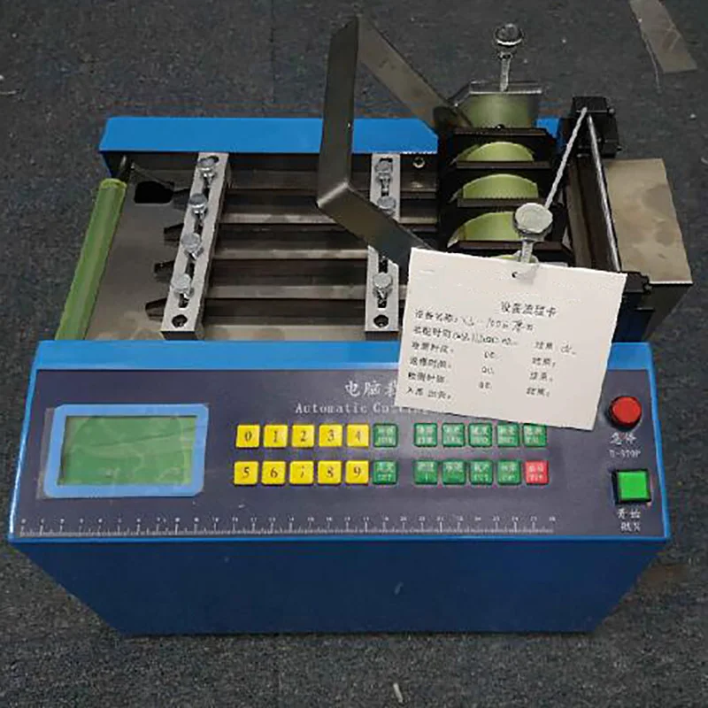 

300mm Auto Pipe Cutter Pipe Cutting Machine for Heat shrinkable tube, silicone tube and PVC tube, etc.