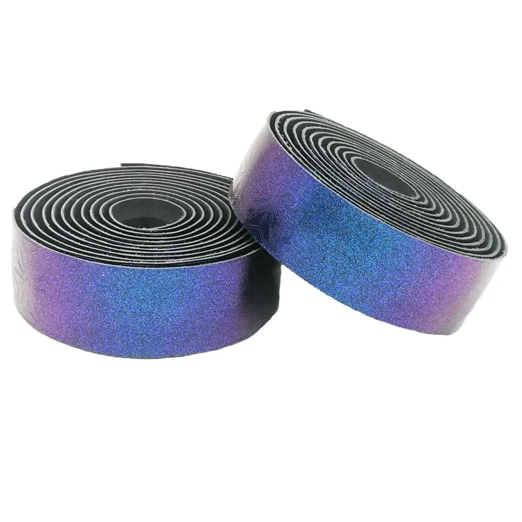 

2150*30*3mm Chameleon reflective bicycle handlebar belt breathable non-slip road handlebar belt