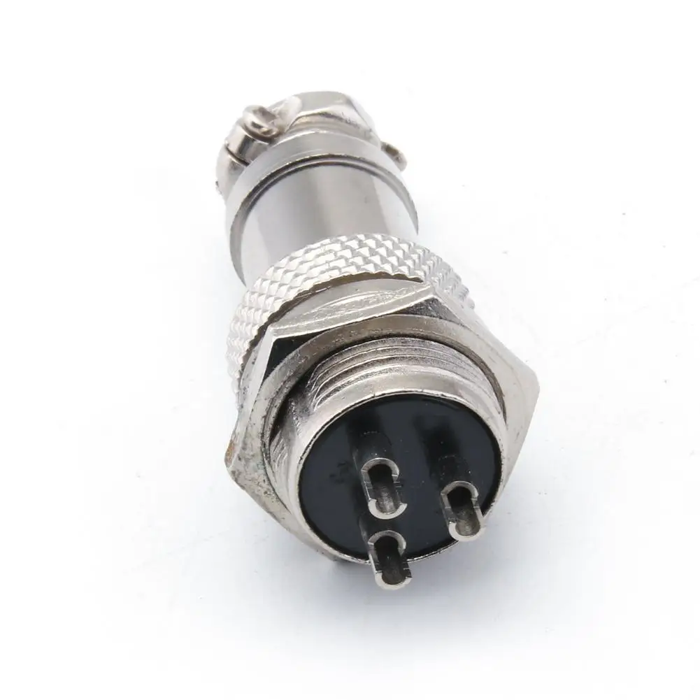 Разъем 16 мм 3Pin металлический аудио слайд on Авиационная вилка панель силового