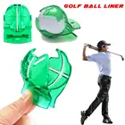 Линейный зажим для игры в гольф, линейный зажим, маркерная ручка, шаблон, указатели для выравнивания, инструмент для нанесения приборов, зеленый цвет, уличный спортивный инструмент