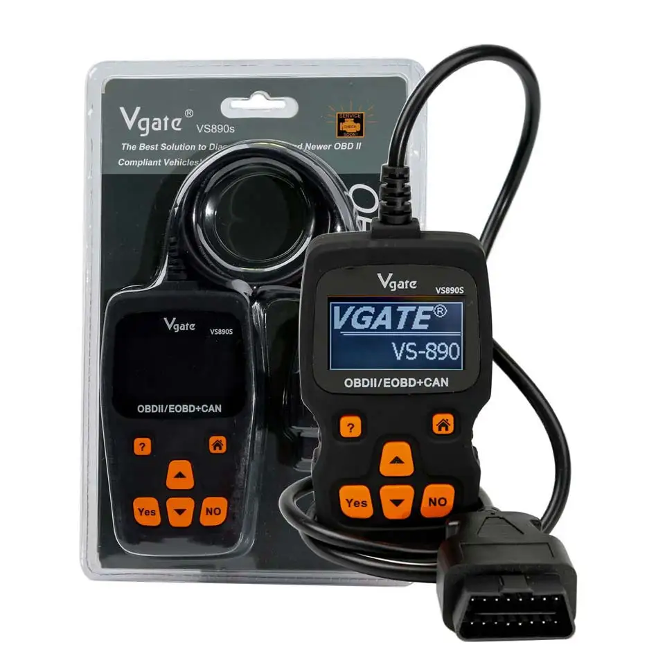 Vgate VS890S OBD2 OBD 2 сканер авто двигатель считыватель кода неисправностей АНАЛИЗАТОР VS