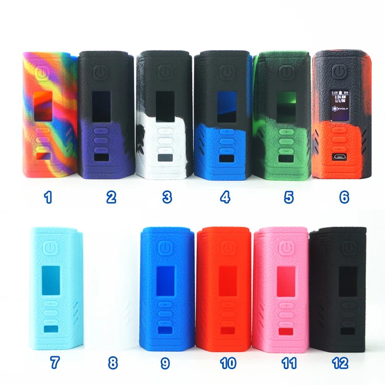 2pcs Silicone case for Lost Vape Triade DNA250C 300W texture skin rubber sleeve protective cover fit DNA 250C | Мобильные телефоны