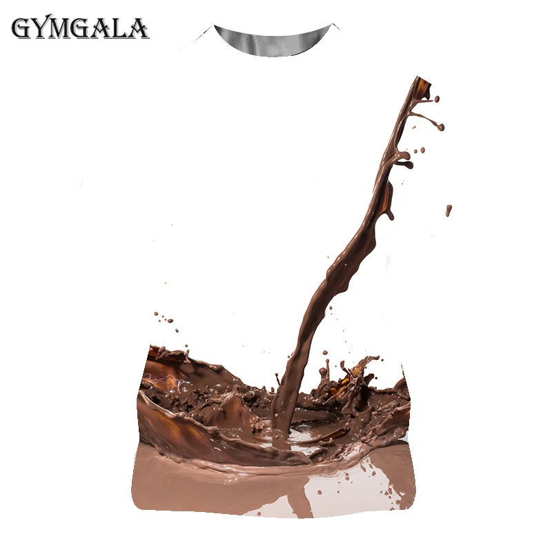 

Fashion Cool High Quality T-shirt Men or Women Hot 3d Print Donuts chocolate dessert Tshirt Short-sleeved Shirt Top Tees