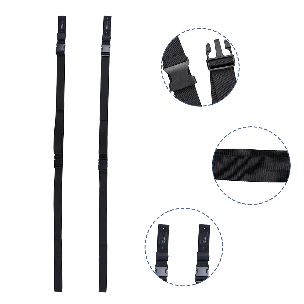 

2pcs Kayak Boat Canoe Rope Tie Down Strap Adjustable Luggage Canoes Belt