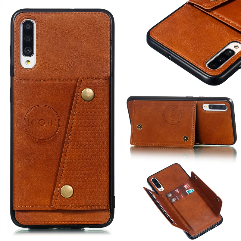 

PU Leather Phone Case For Samsung Galaxy A10 A20 A30 A40 A50 A70 A80 A90 A10s A20s A30s A50s A21s Wallet Card Holder Stand Cover
