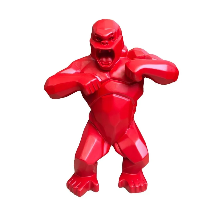 Новинка 2021 года украшение для гостиной обезьянки King Kong скульптура гориллы