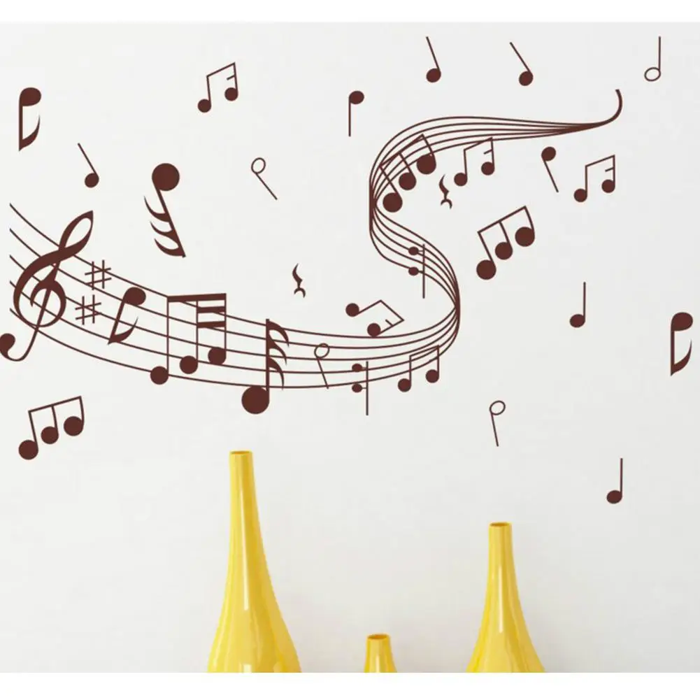 AsyPets музыкальная нота Наклейка на стену DIY обои домашнее украшение Стены Съемная
