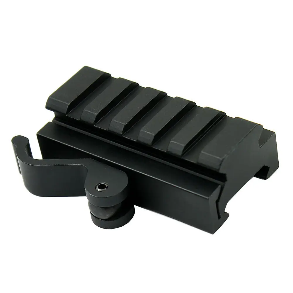 

M4 M16 AR15 accessories airsoft tactical QD riser mount fits 20mm picatinny weaver rail for hunting
