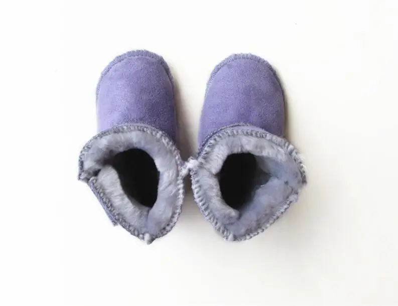 

13colors baby Shoes Girls Snow Boots Baby Australia Waterproof Sheepskin Boots Baby Winter Fur Plus Velvet Warm Boots for Kids