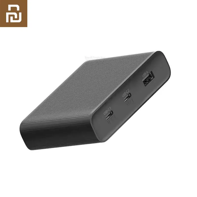 Оригинальное настольное зарядное устройство Youpin 65 Вт 3 порта PD3.0 USB 2C1A для Android iOS PD