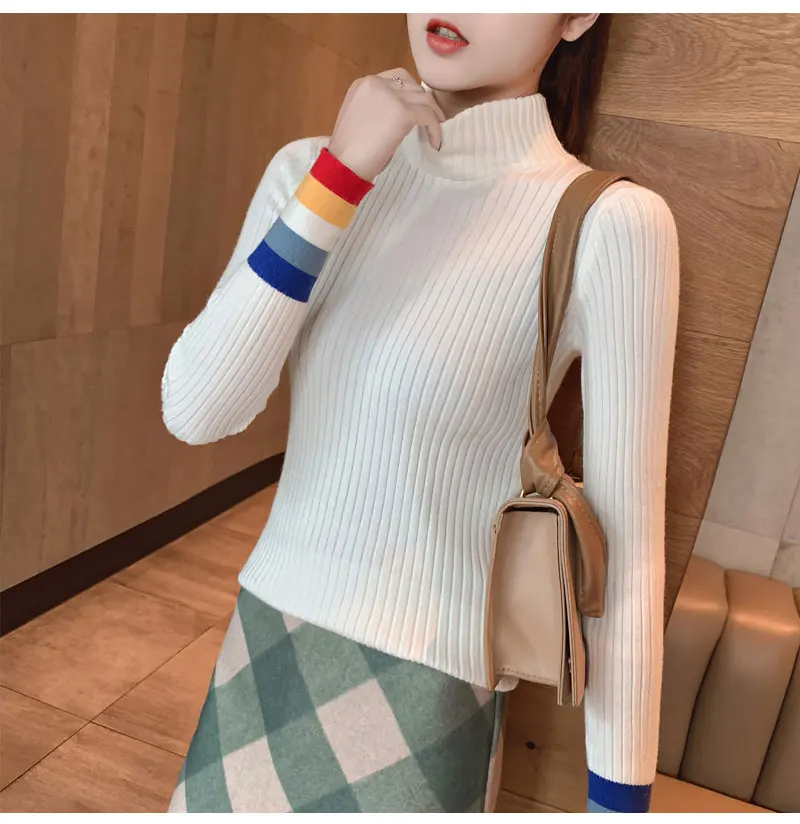 Новинка 2015 года сезон осень-зима водолазка пуловеры свитера рубашка