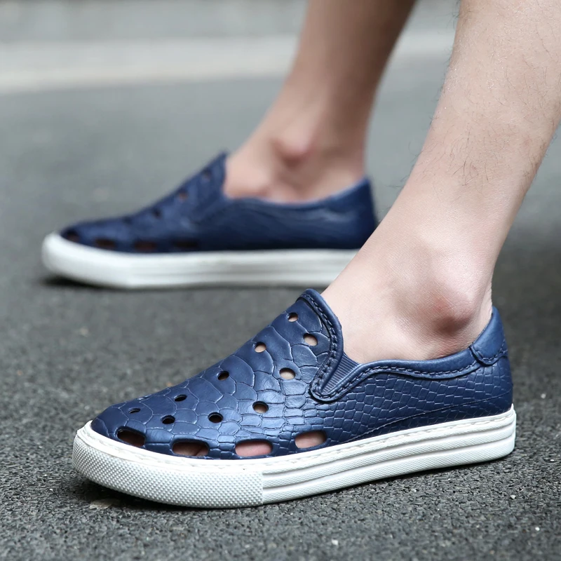 Мужские сандалии летние спортивные Нескользящие шлепанцы прогулочные пляжные