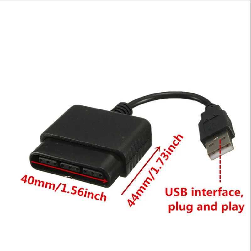 USB-контроллер для игр кабель-конвертер геймпада Sony PS1 PS2 PlayStation 2 джойстика на 3 PS3