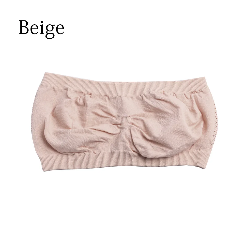 Beige 1 шт. стиль; пикантные женские туфли без бретелек бюстгальтер Bandeau бюстгальтер Топ/Удлиненный топ бикини бюстгальтер Женская одежда Аксессуары для одежды - Цвет: Beige