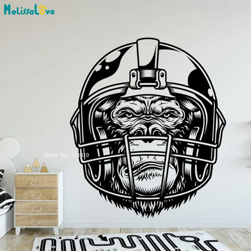 Gorilla обои с рисунком Американский футбол художественные наклейки для футбола