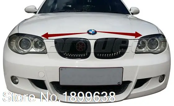 Чехол для передней фары из углеродного волокна, для BMW 1 серии E81, E82, E87, E88, 128i, 135i 2004-2011 от AliExpress WW