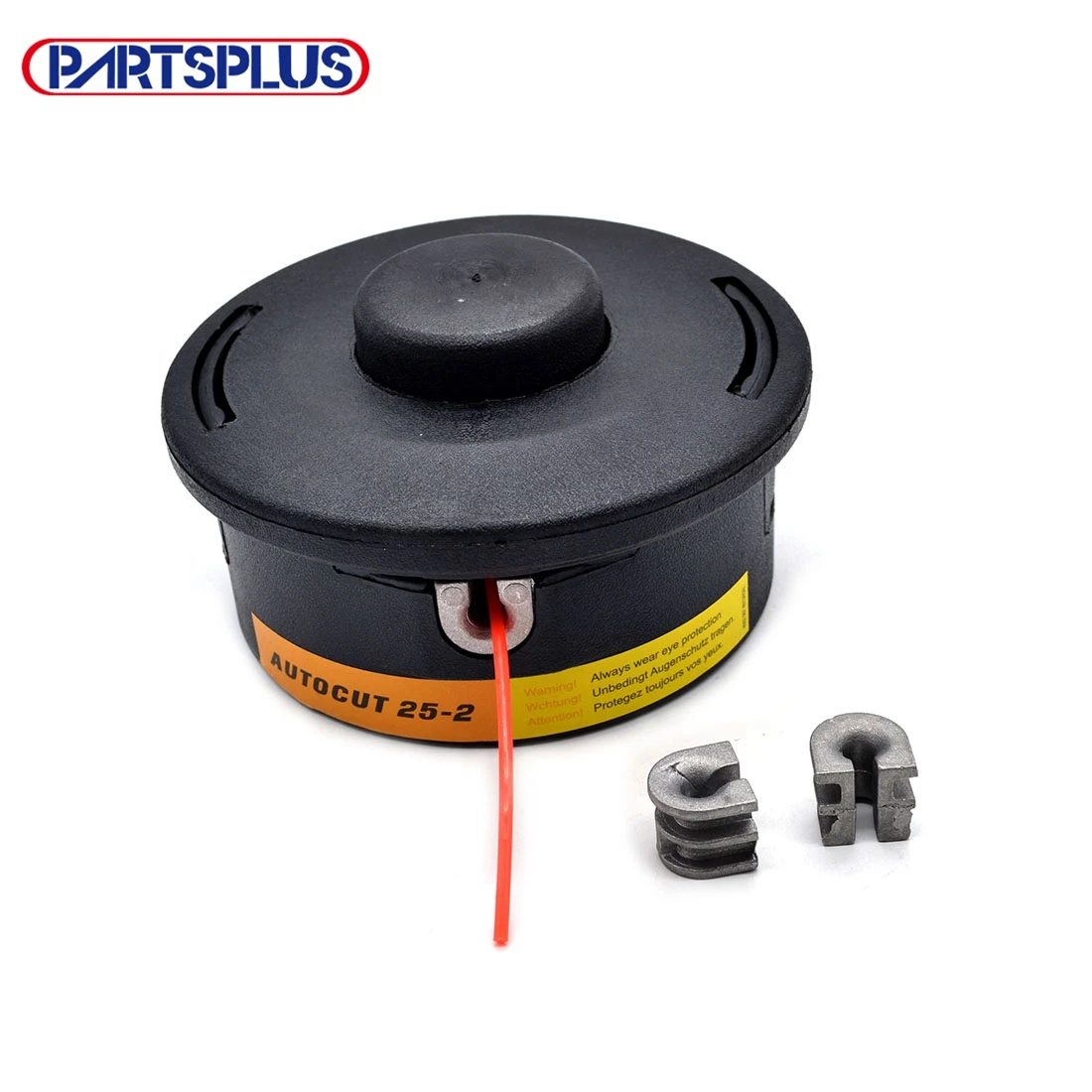 

PARTSPLUS Universal Nylon Brush Mower Grass Trimmer Head Garden Tools Bump Spool Line String Brush Cutter Strimmer Replacement