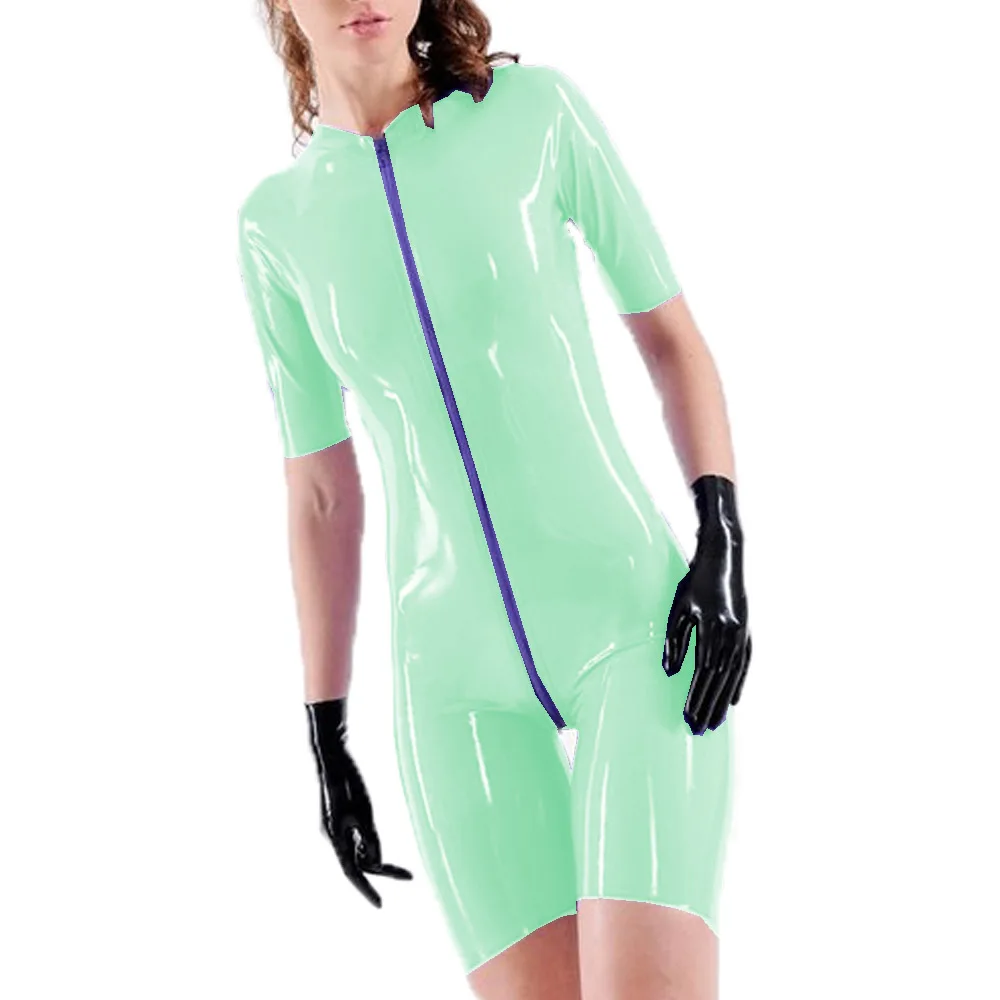 Соблазнительный популярный женский костюм-кошка из искусственной кожи