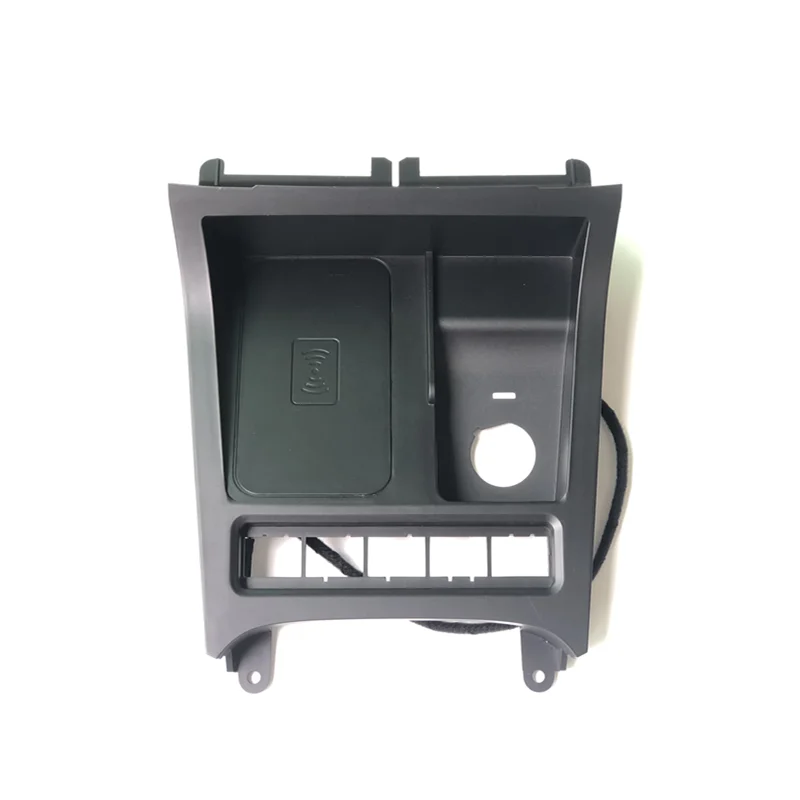 1set abs plastic material 15w fast charging qi car wireless charger phone charging for 2008 2013 volkswagen vw golf 6 mk6 5k1 free global shipping