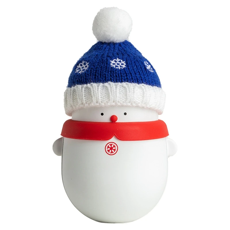

6000/10000mAh Cute Christmas Snowman USB Rechargeable Hand Warmer Power Bank A0NC