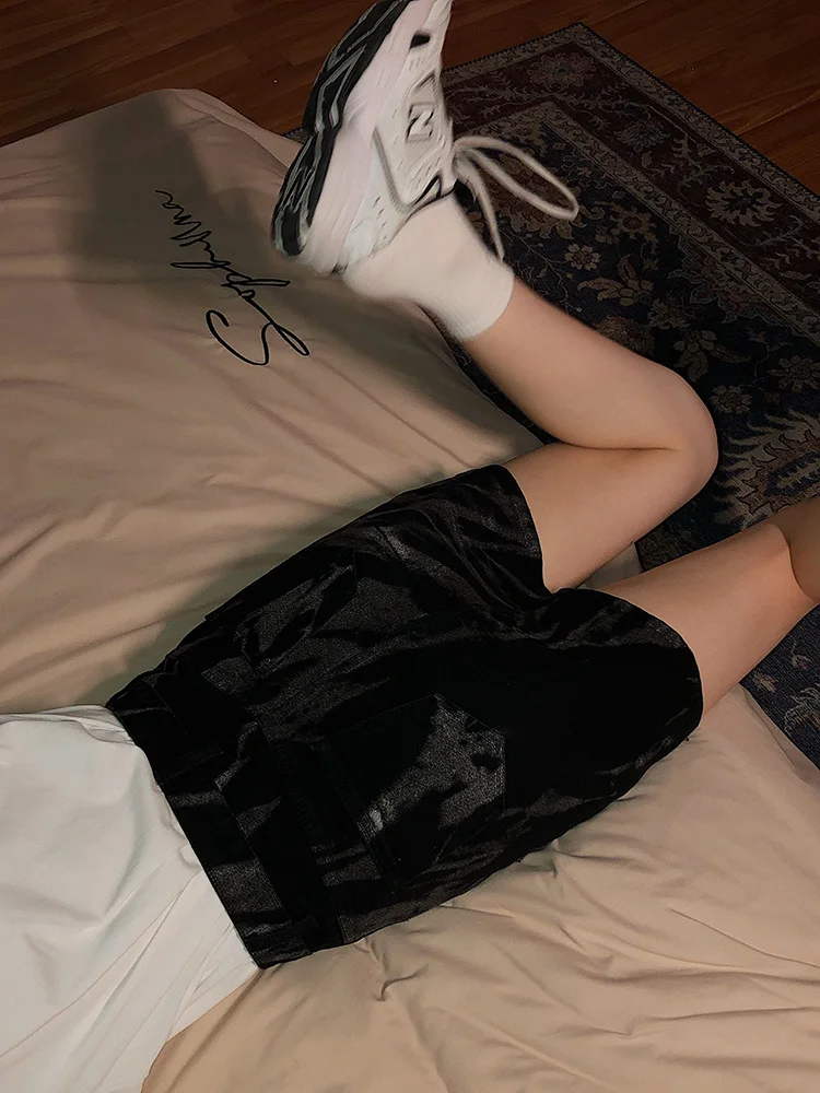 Юбка в ковбойском стиле Женская летняя новая тонкая трапециевидная короткая