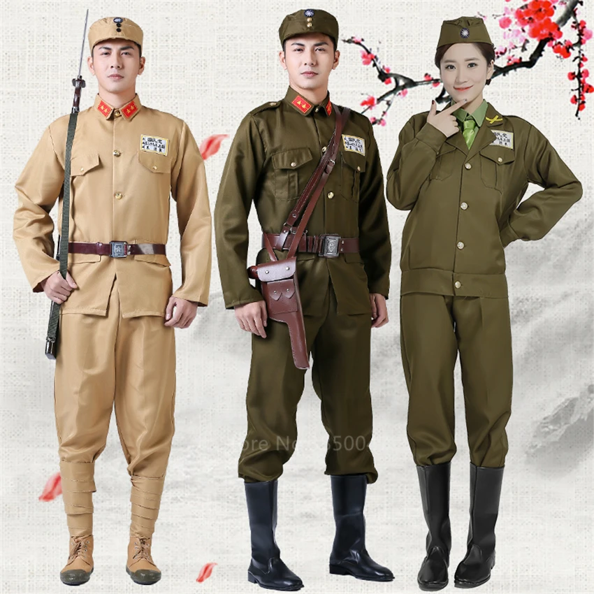 Военная форма для выступлений на сцене в китайском стиле солдат японский