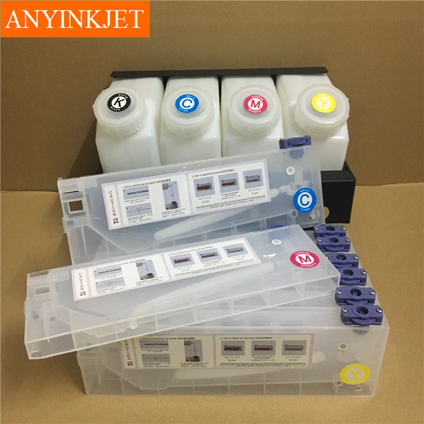 Основная система чернил для Mimaki JV33 JV5 JV3 JV2 JV22 и т. Д. Принтера (двойной 4 цвета)|bulk ink