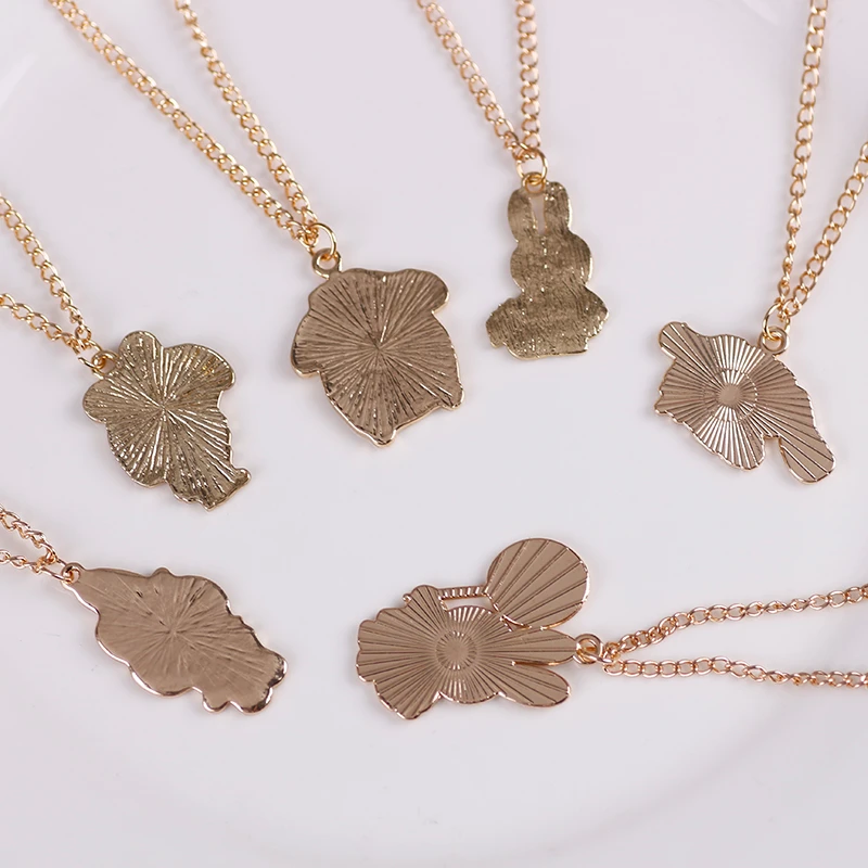 

Creative Animation Necklace Cute Cartoon Animal Childlike Sweater Chain Men And Women Alloy Pendant Jewelry Fashion Jewelry Gift