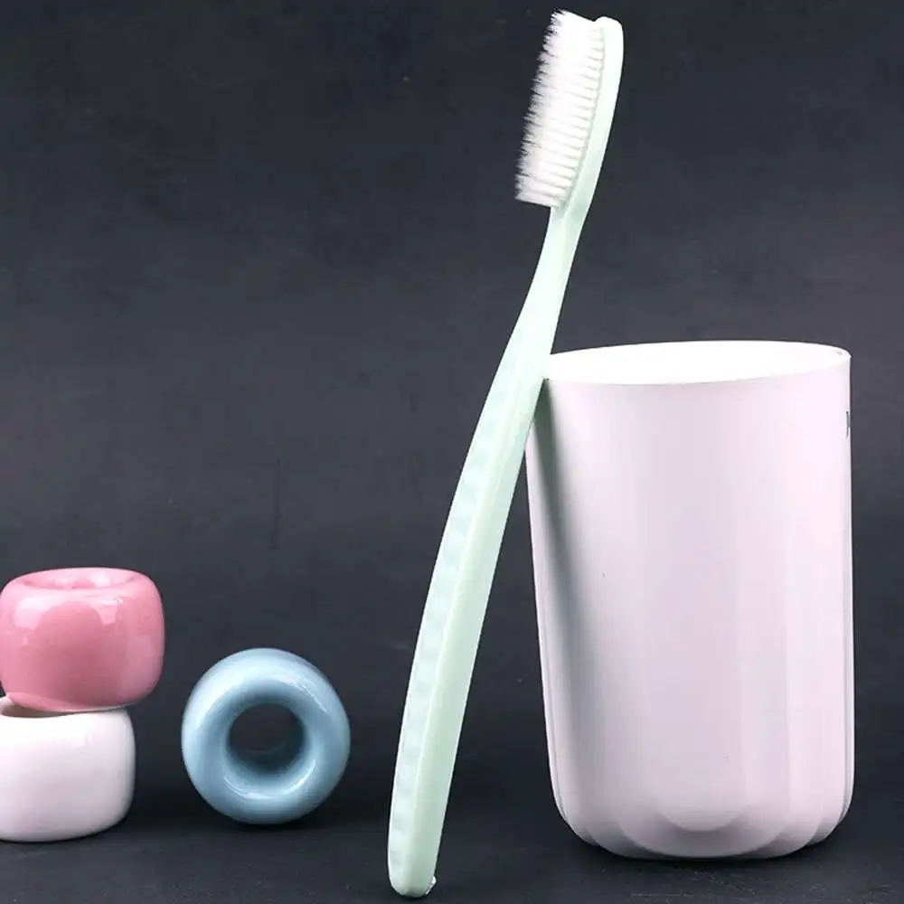 

8PCS 68-Hole Fine Bristles Clean Teeth Wide Large Head Soft Bristled Toothbrush Oral Cleaning Supplies