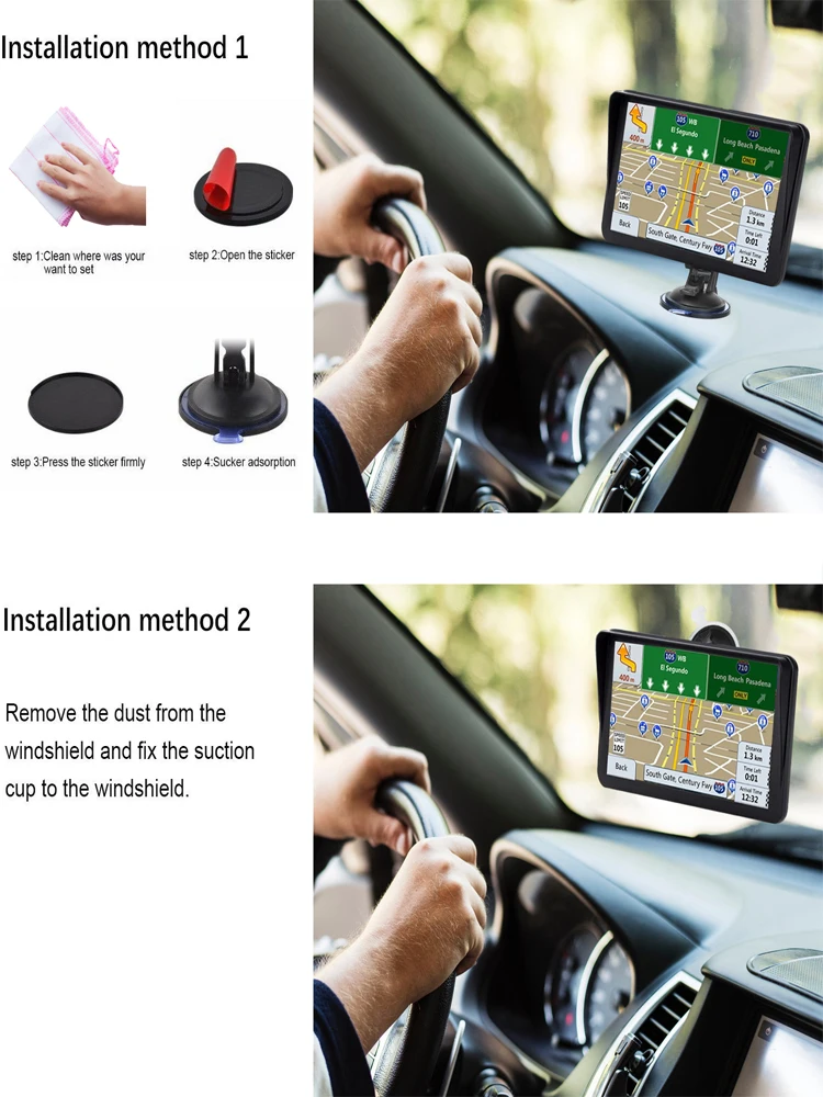 Gps навигационное устройство 9 дюймов HD конденсатор lincoln navigutor256MB Bluetooth спутниковая голосовая навигация Navitel последняя Европа