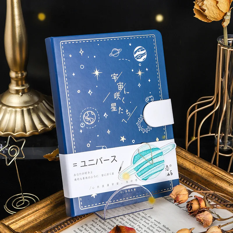 Блокнот звезсветильник с жестким покрытием изумительный дневник учебный