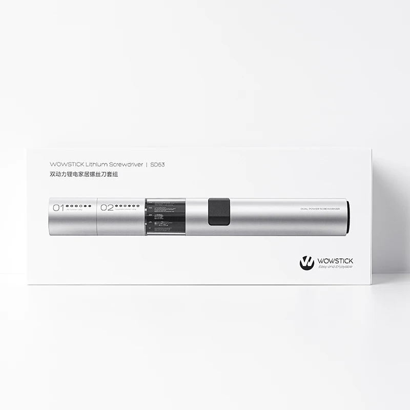 WOWSTICK SD бытовой отвертка 36 бит 3LED Изысканная литиевых Батарея дома магнитное