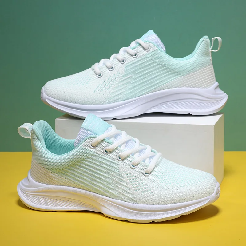 

New Women Running Shoes Lightweight Spring Women Trainers Fitness White Purple Sports Designer Sneakers Girls Walking Shoes