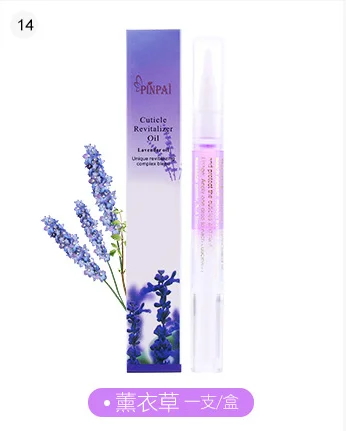 14 Lavender 15 запахов ногтей питание масло ручка Лечение ногтей кутикулы восстанавливающее масло Предотвращение Agnail лак для ногтей питает кожу - Цвет: 14 Lavender