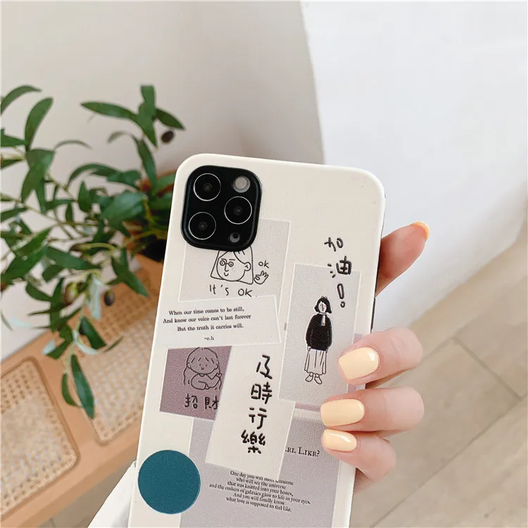 Чехол для телефона с граффити в стиле ретро девочек милый мягкий силиконовый